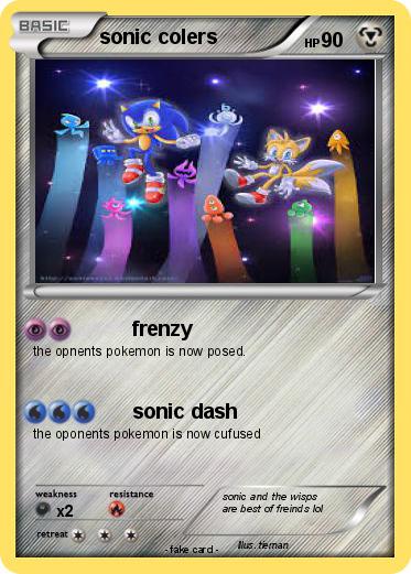 Pokemon sonic colers