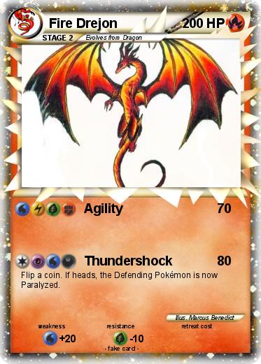 Pokemon Fire Drejon