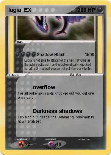 Pokemon lugia  EX