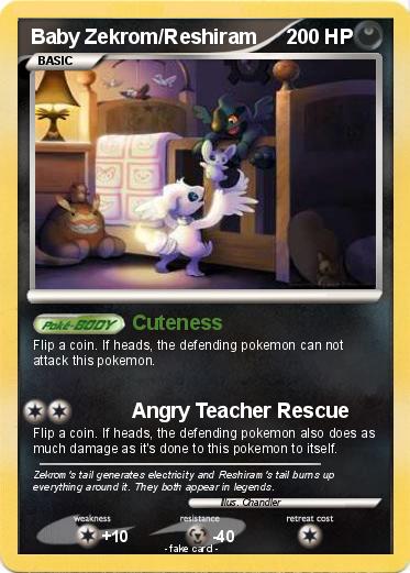 Pokemon Baby Zekrom/Reshiram