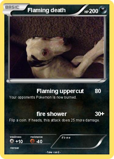 Pokemon Flaming death
