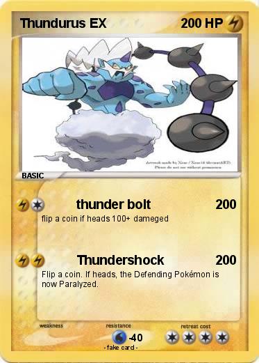 Pokemon Thundurus EX