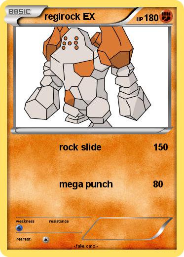 Pokemon regirock EX