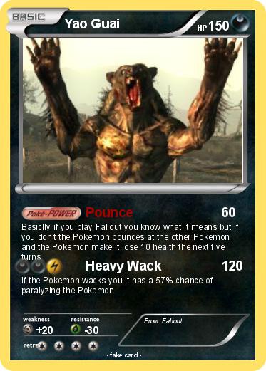 Pokemon Yao Guai
