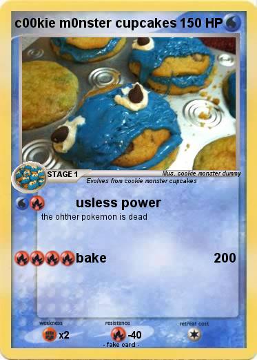 Pokemon c00kie m0nster cupcakes