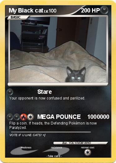 Pokemon My Black cat