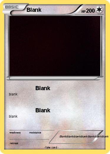 Pokemon Blank