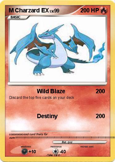Pokemon M Charzard EX
