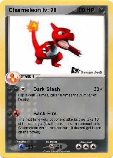 Pokemon Charmeleon lv: 28