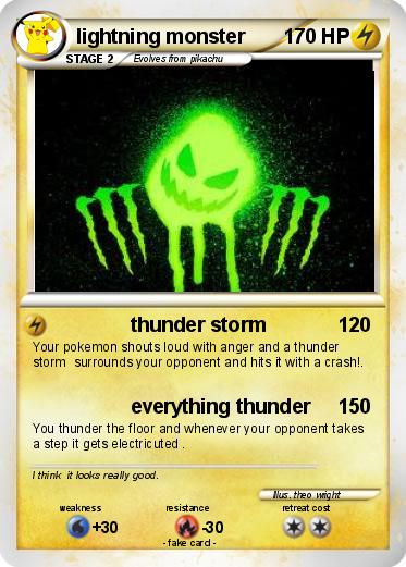 Pokemon lightning monster