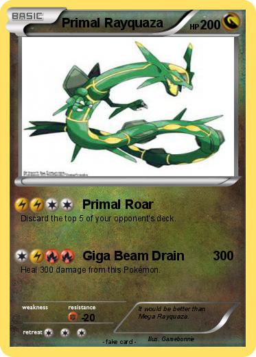 Pokemon Primal Rayquaza