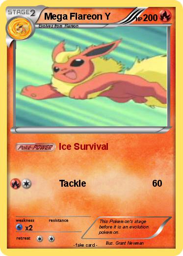 Pokemon Mega Flareon Y