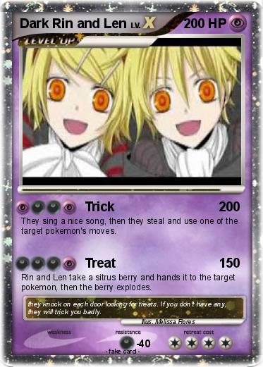 Pokemon Dark Rin and Len