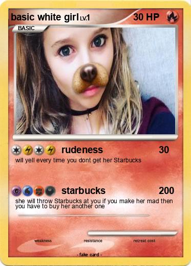 Pokemon basic white girl