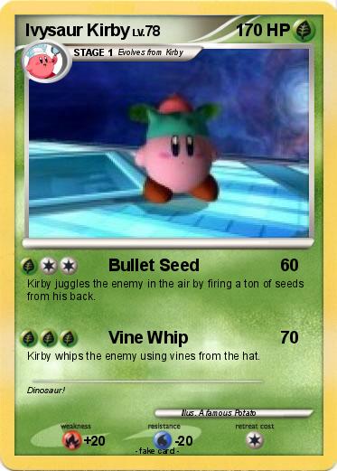 Pokemon Ivysaur Kirby