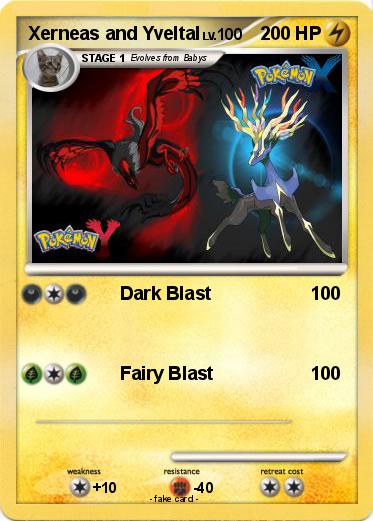 Pokemon Xerneas and Yveltal