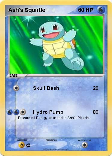 Pokemon Ash's Squirtle