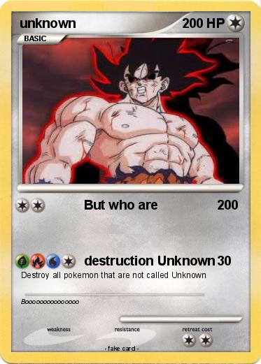 Pokemon unknown