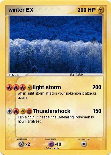 Pokemon winter EX