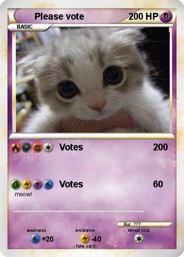 Pokemon Please vote