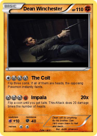 Pokemon Dean Winchester