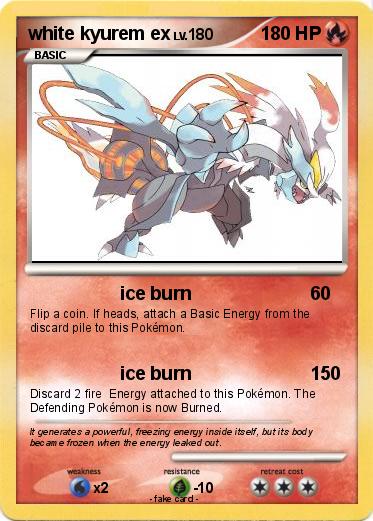 Pokemon white kyurem ex