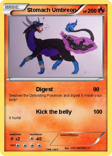 Pokemon Stomach Umbreon