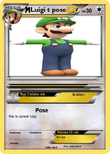 Pokemon Luigi t pose