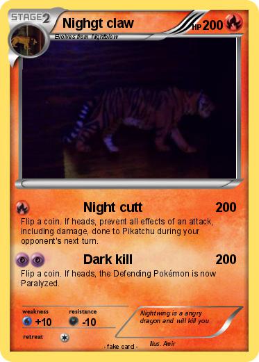 Pokemon Nighgt claw