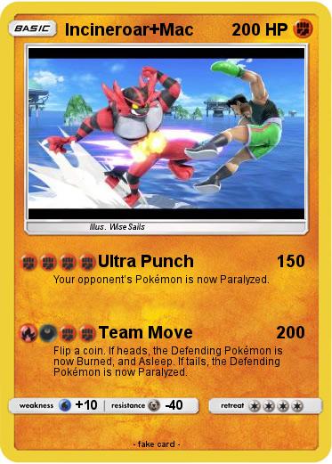 Pokemon Incineroar+Mac