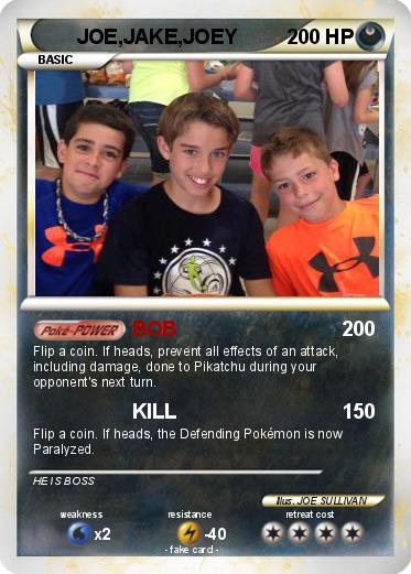 Pokemon JOE,JAKE,JOEY