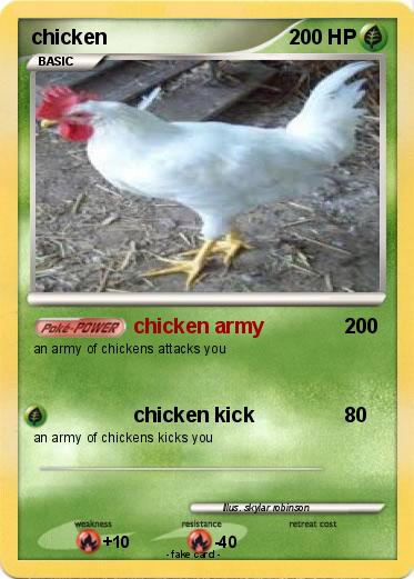 Pokemon chicken