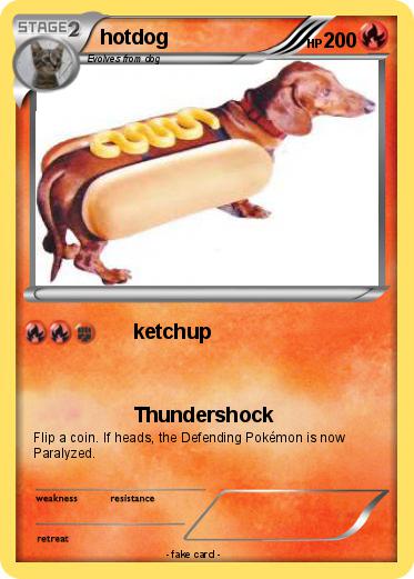 Pokemon hotdog