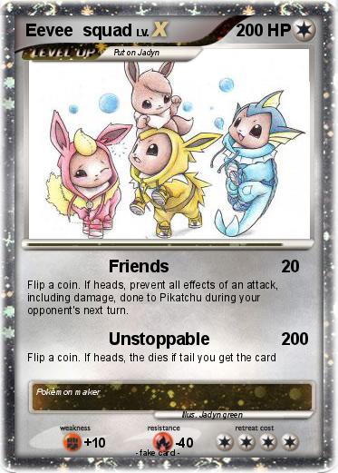 Pokemon Eevee  squad