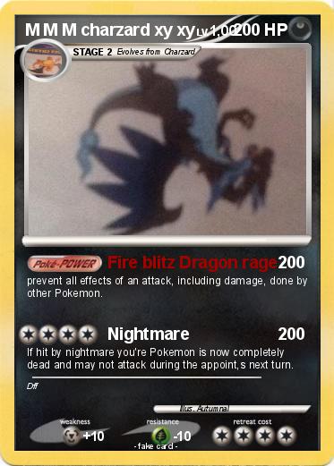 Pokemon M M M charzard xy xy