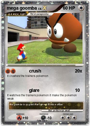 Pokemon mega goomba