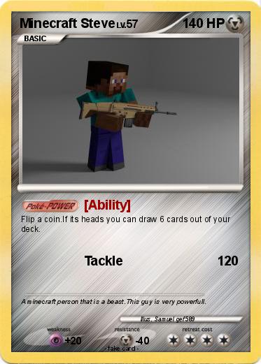 Pokemon Minecraft Steve