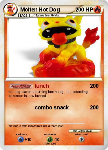 Pokemon Molten Hot Dog