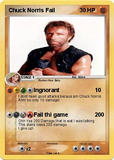 Pokemon Chuck Norris Fail