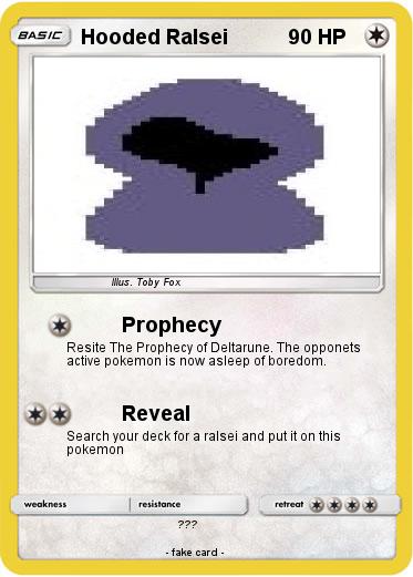 Pokemon Hooded Ralsei