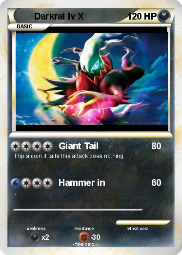 Pokemon Darkrai lv X