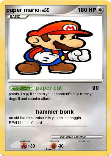 Pokemon paper mario
