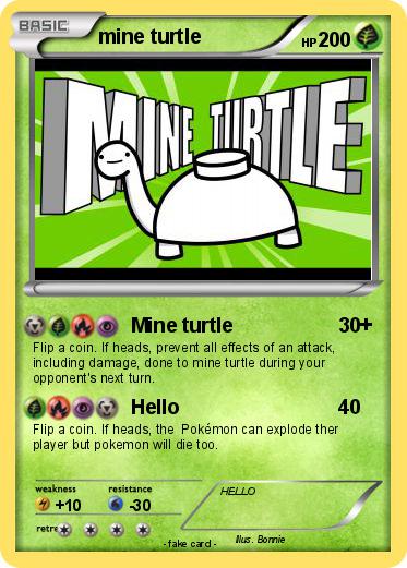 Pokemon mine turtle