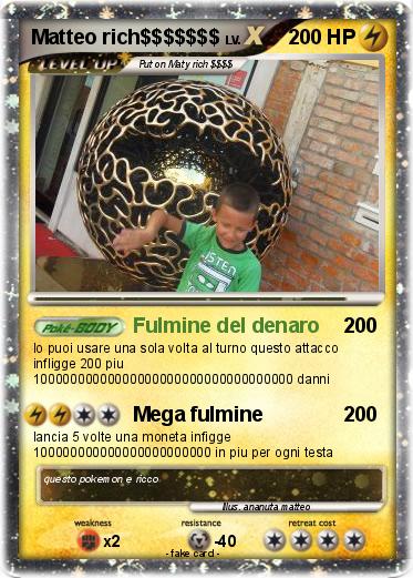 Pokemon Matteo rich$$$$$$$