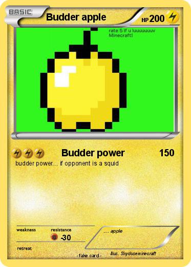 Pokemon Budder apple