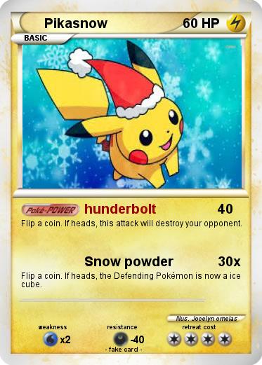Pokemon Pikasnow