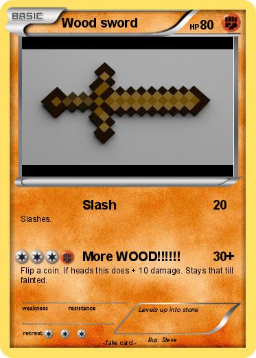 Pokemon Wood sword
