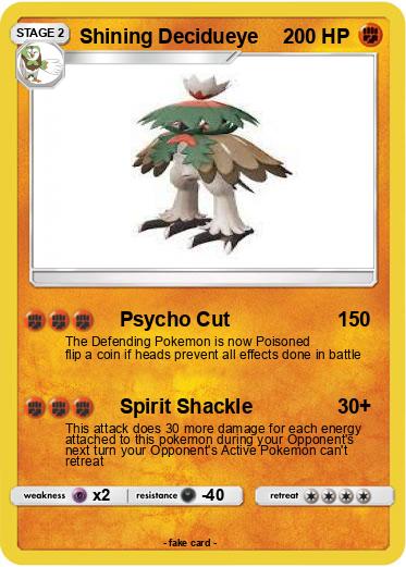Pokemon Shining Decidueye