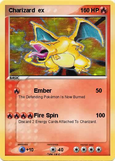 Pokemon Charizard  ex