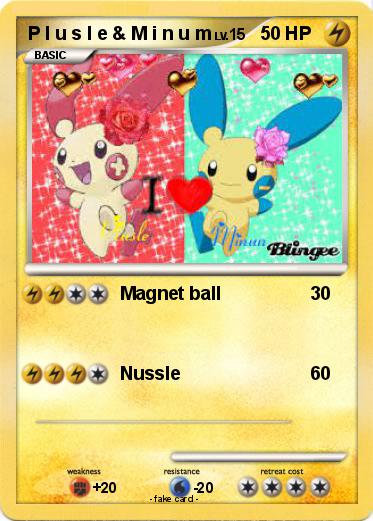 Pokemon P l u s l e & M i n u m